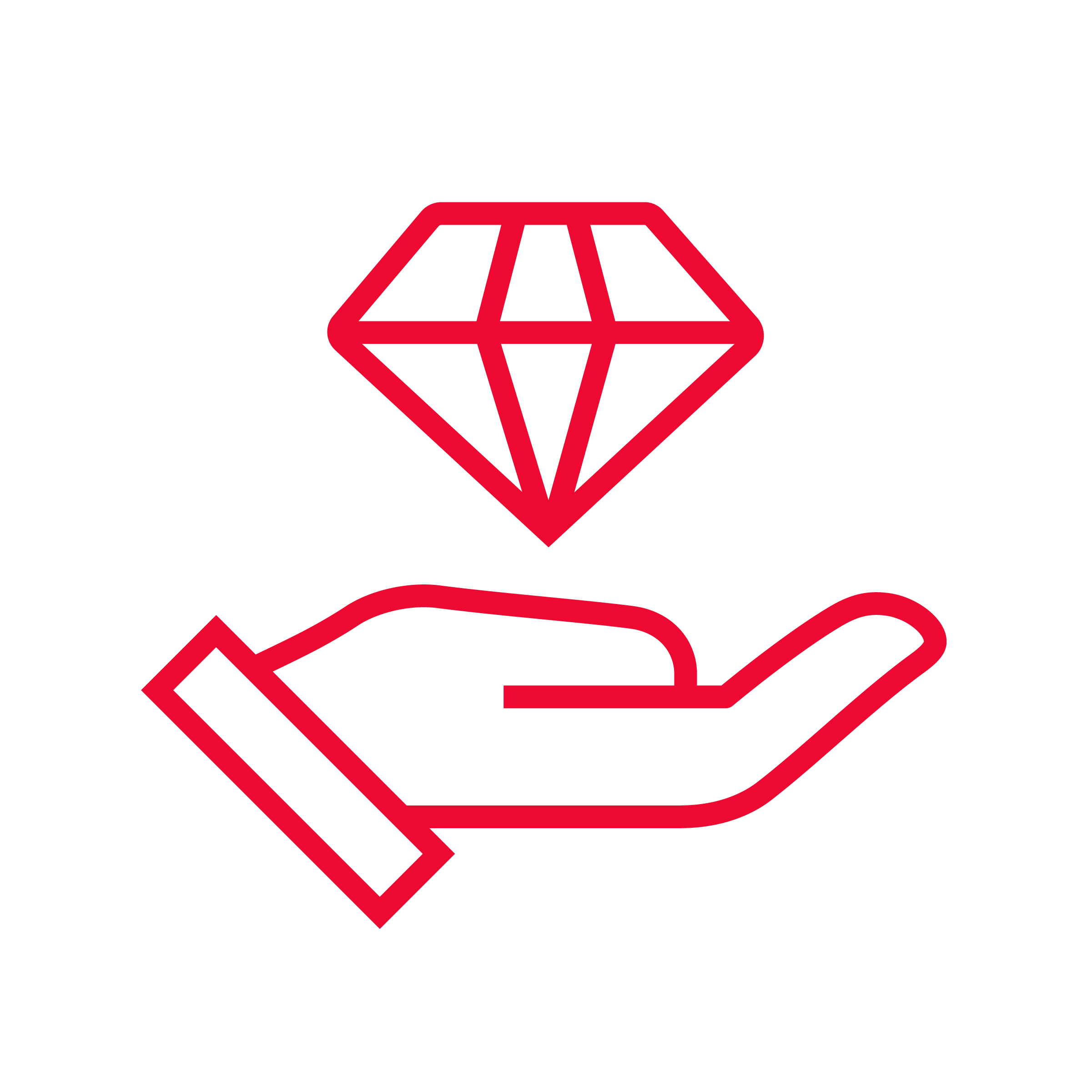 Icon Hand mit Diamant