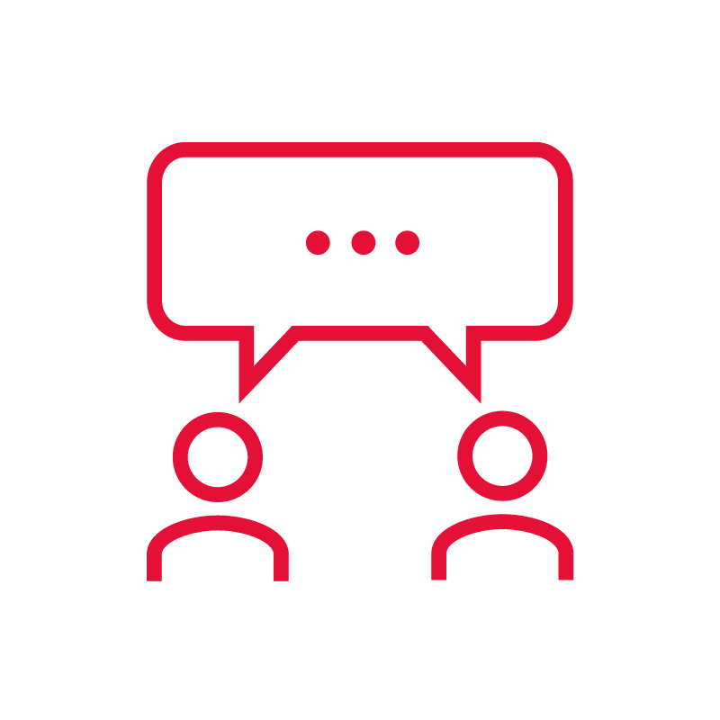 icon personen unterhaltung