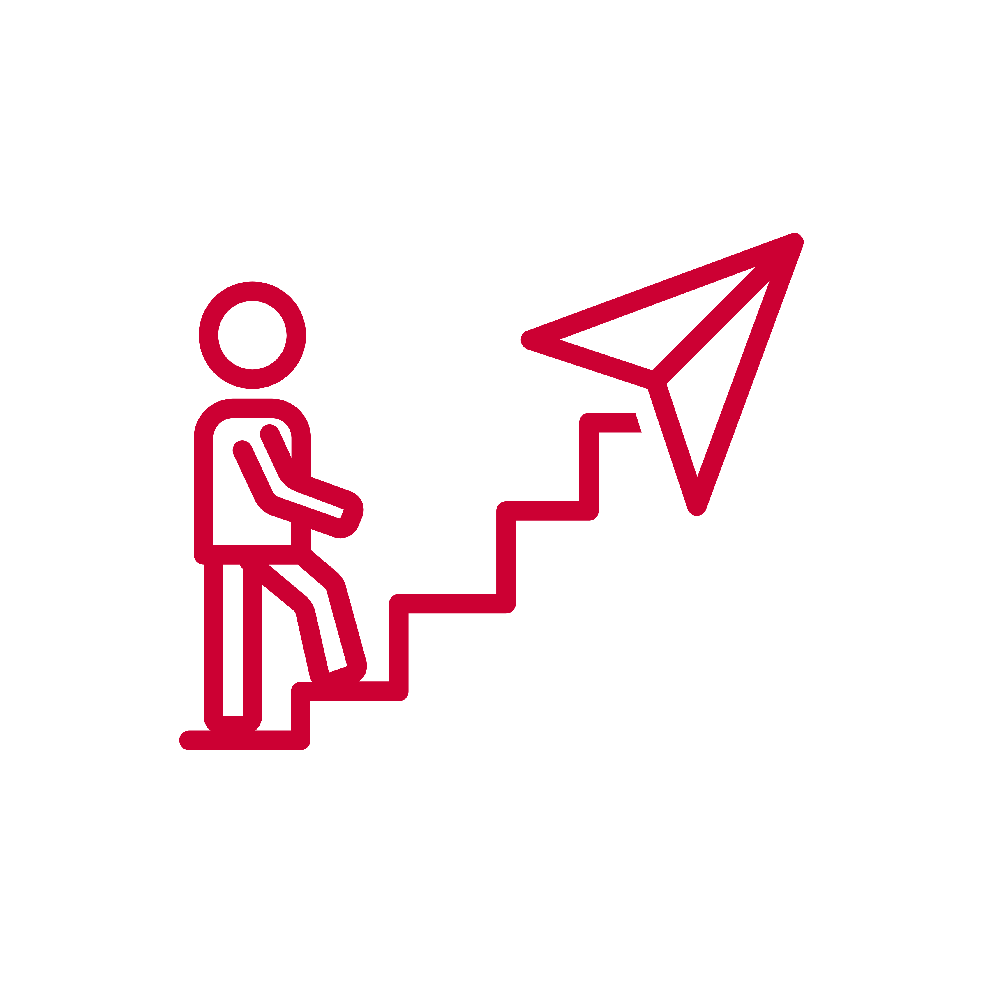 icon treppe aufstieg person individuelle entwicklung