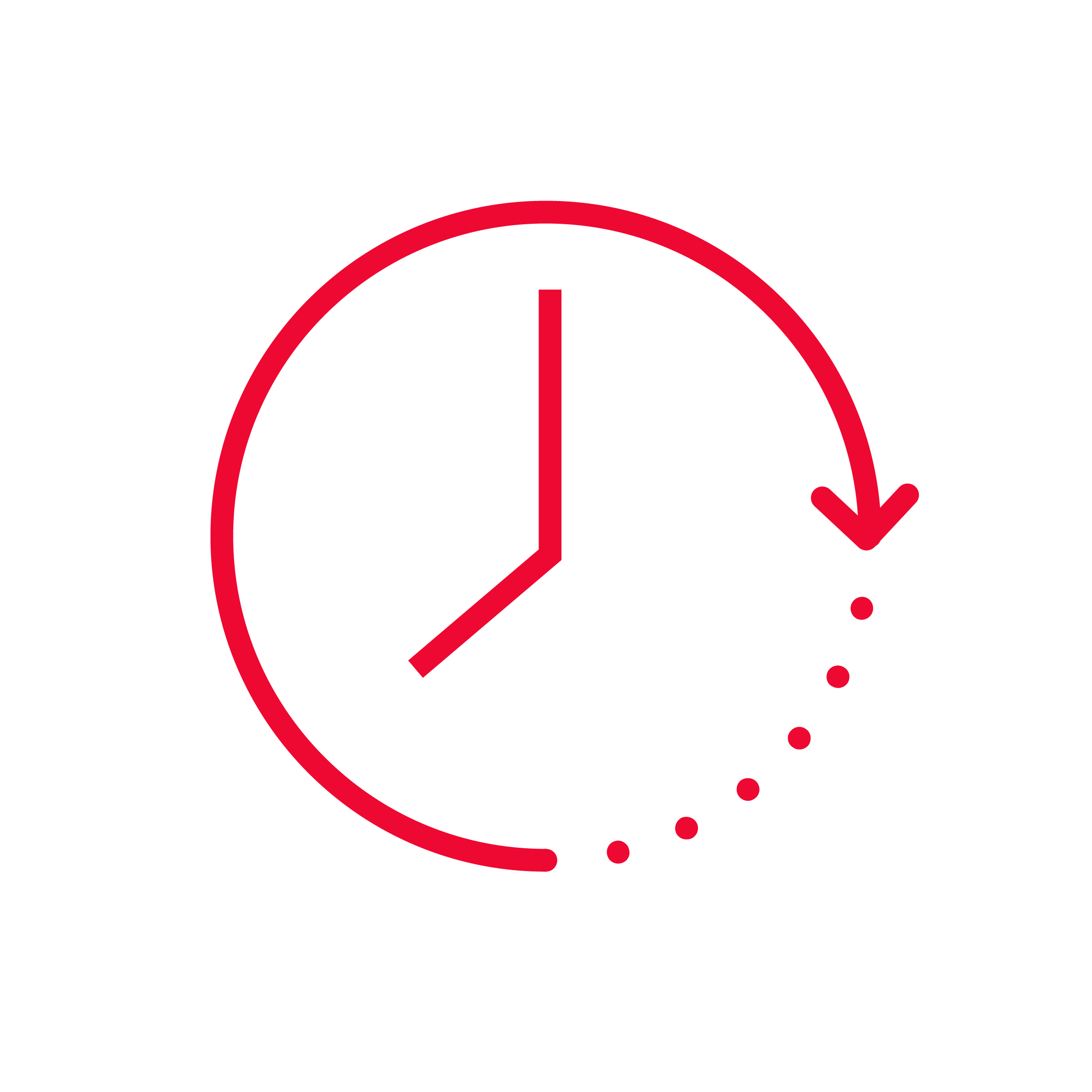 Ablaufende Uhr