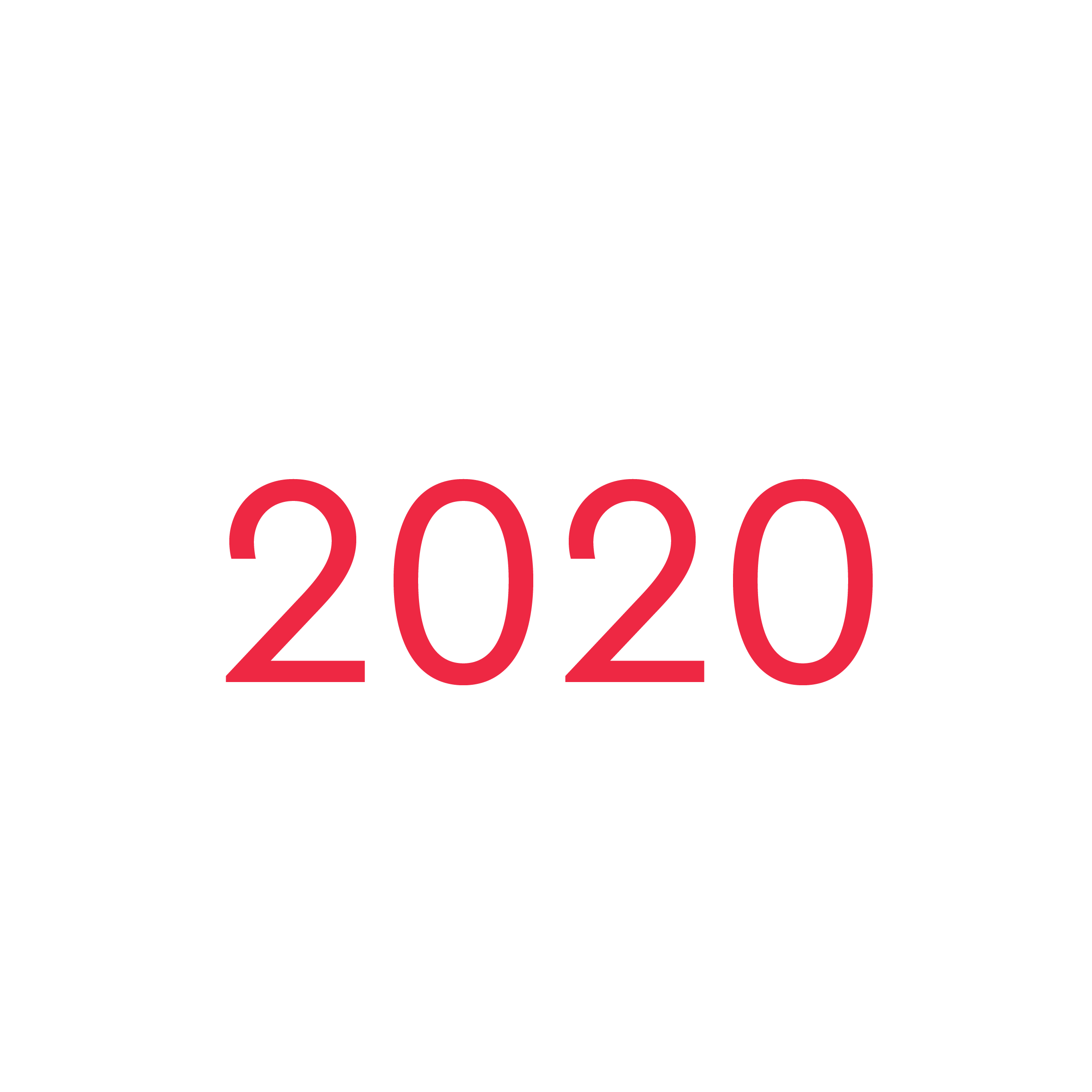 Bild Jahreszahl 2020