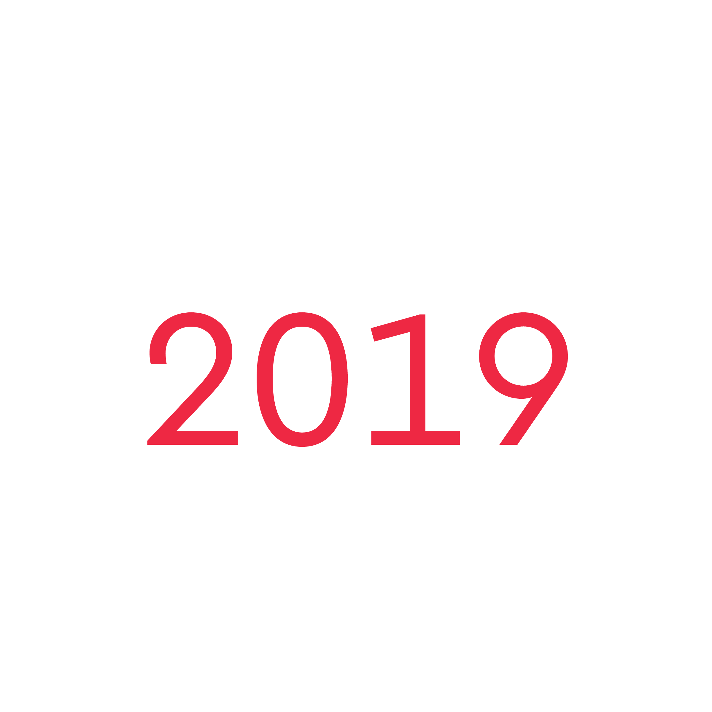 Bild Jahreszahl 2019