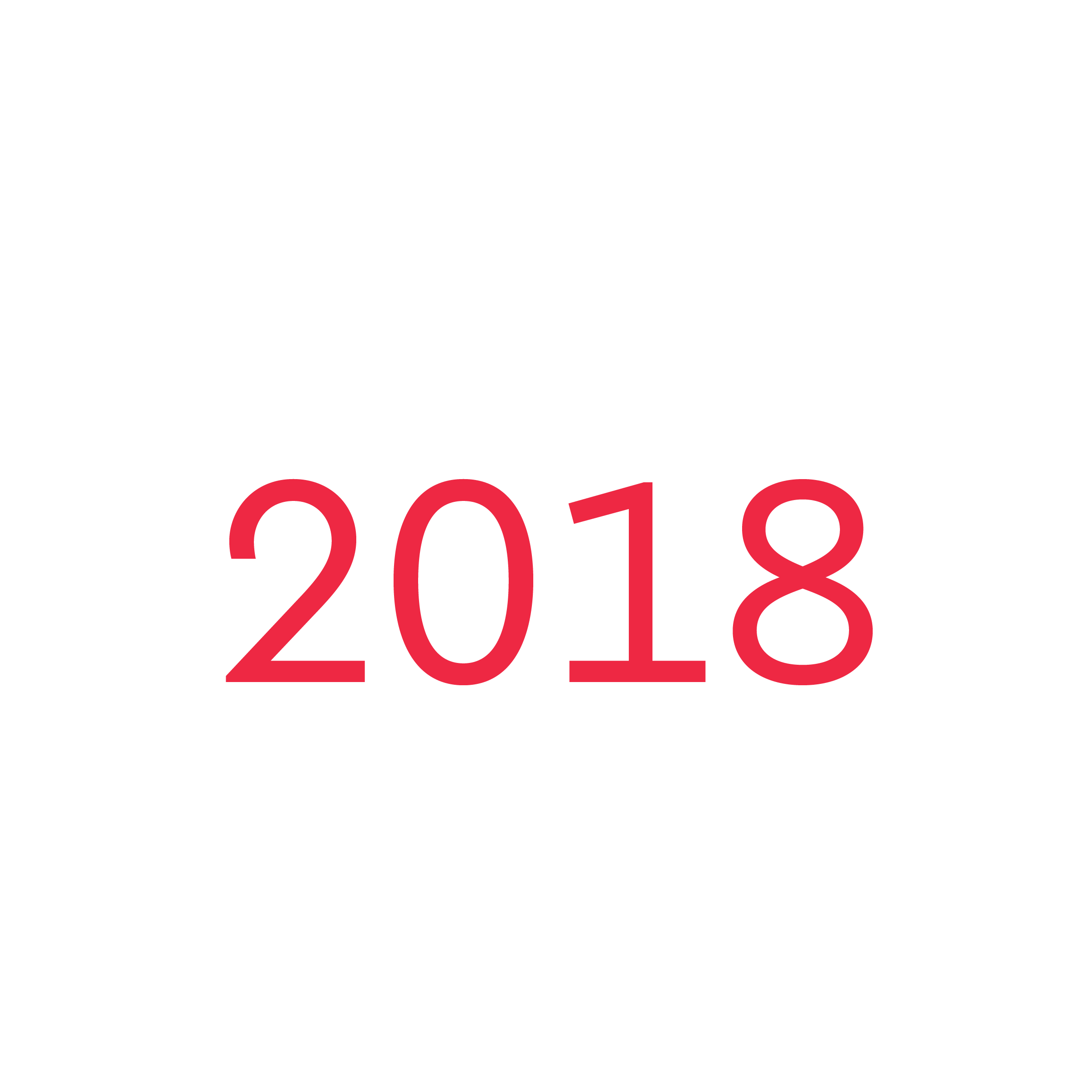 Bild Jahreszahl 2018