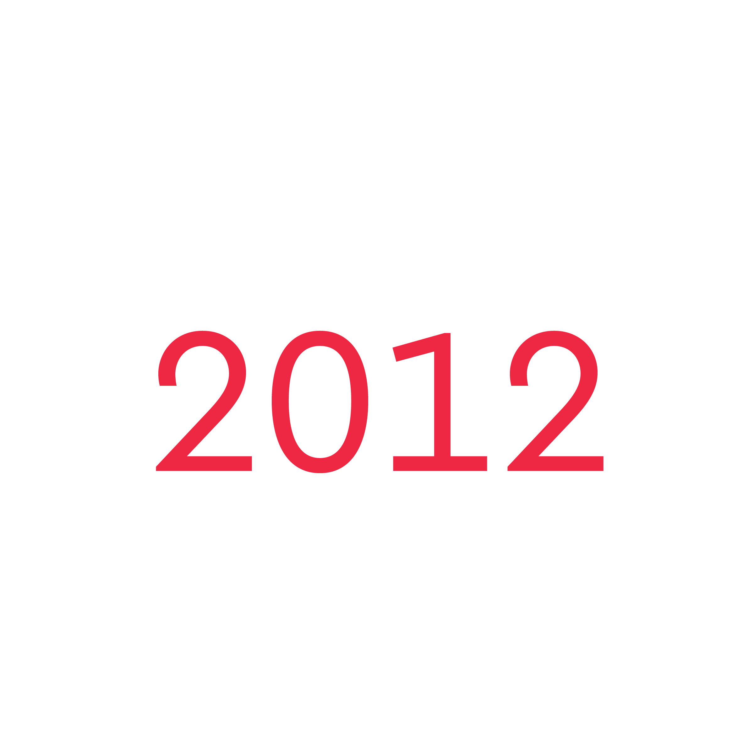 Bild Jahreszahl 2012
