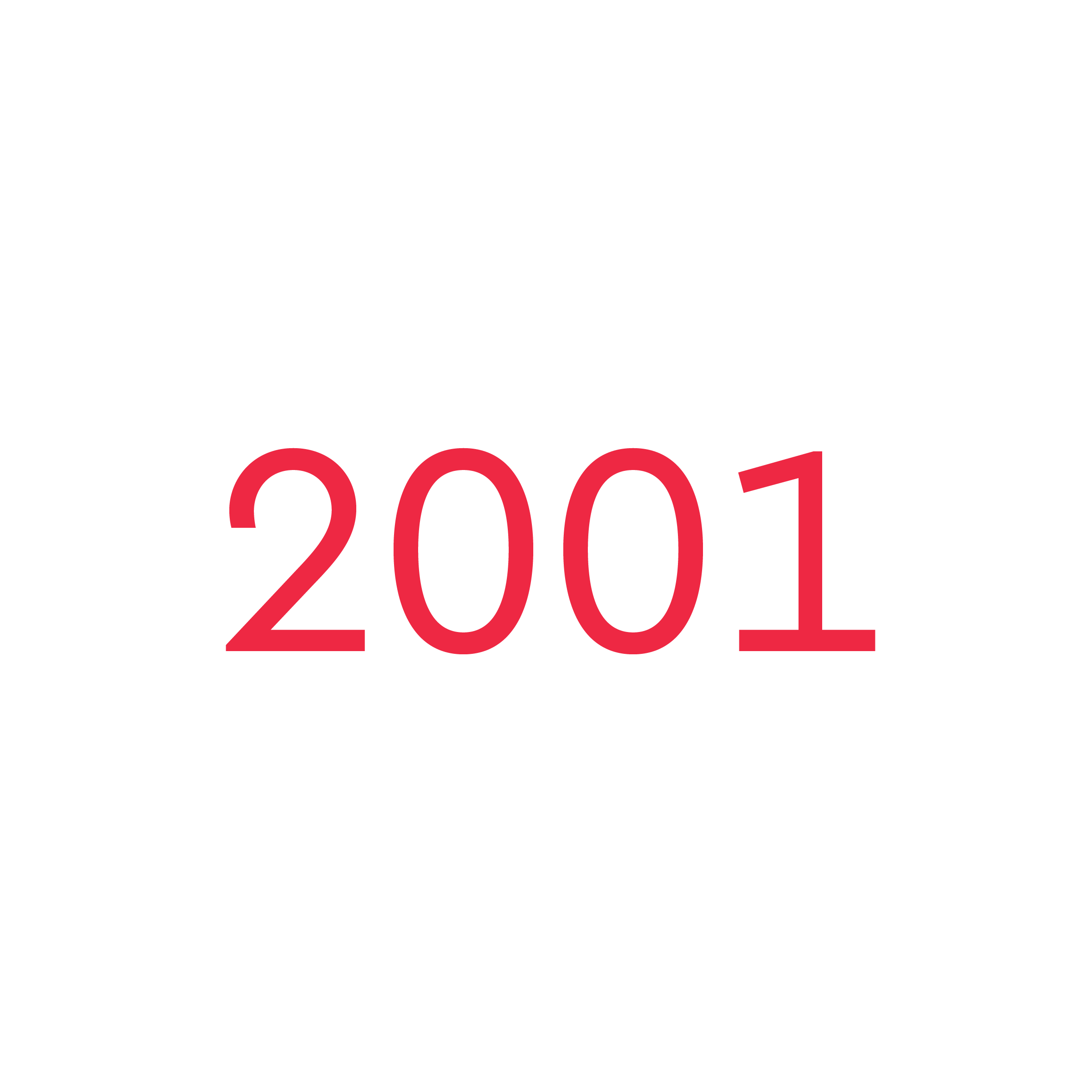 Bild Jahreszahl 2001