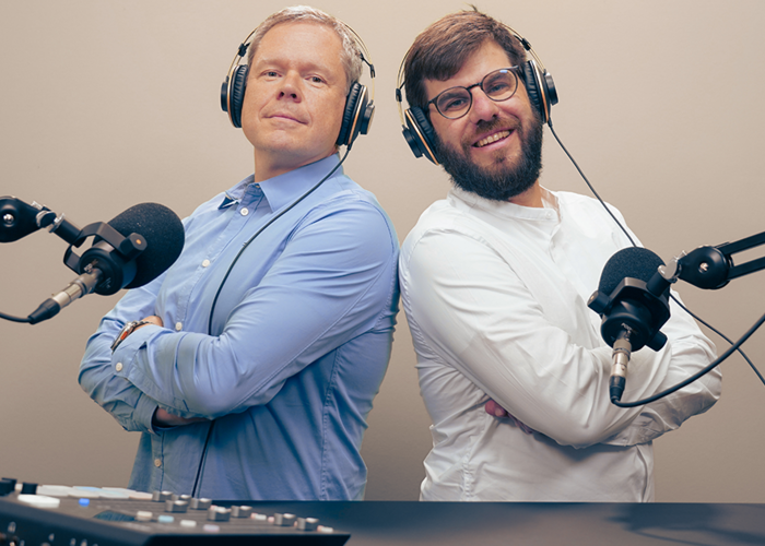 Bild von Prof. Dr. Axel Nientimp und Andreas Riedl